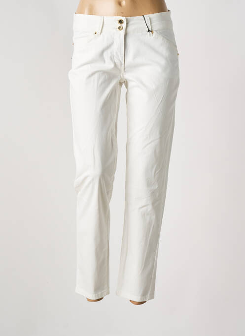 Pantalon slim blanc BETTY BARCLAY pour femme