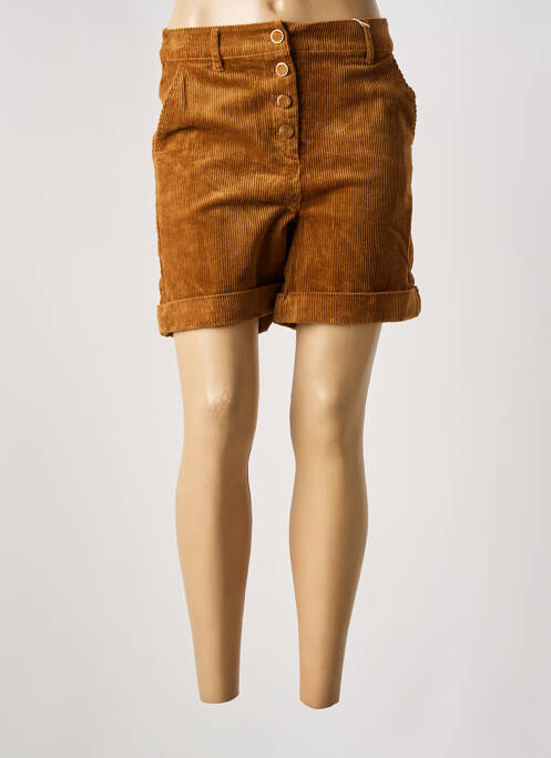 Short marron C'EST BEAU LA VIE pour femme