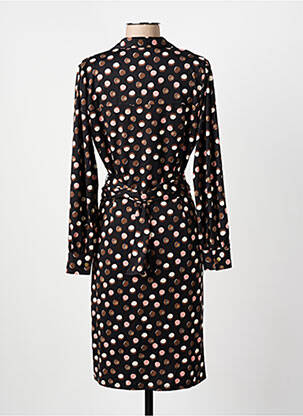 Robe courte manches longues manches longues noir K-DESIGN femme