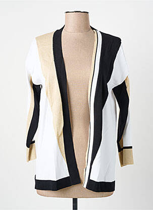 Gilet manches longues stretch blanc SCORZZO femme