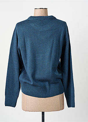 Pull stretch manches longues bleu AGATHE & LOUISE femme