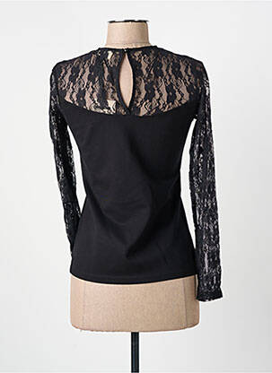 Top stretch manches longues noir JULIE GUERLANDE femme