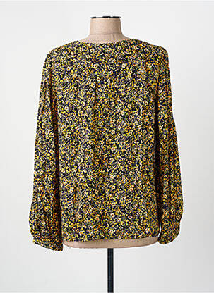 Blouse tissage popeline manches longues noir C'EST BEAU LA VIE femme