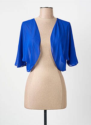 Boléro légère et transparente bleu JOSEPH RIBKOFF femme