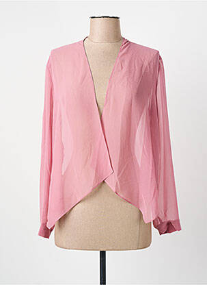 Gilet manches longues manches longues rose VERA MONT femme