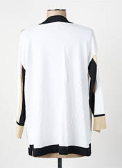 Gilet manches longues blanc SCORZZO pour femme seconde vue
