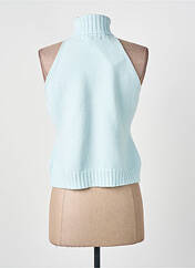 Pull col roulé bleu CARTA LIBERA pour femme seconde vue