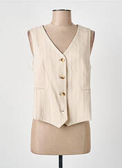 Gilet sans manche beige K-DESIGN pour femme seconde vue