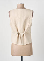 Gilet sans manche beige K-DESIGN pour femme seconde vue