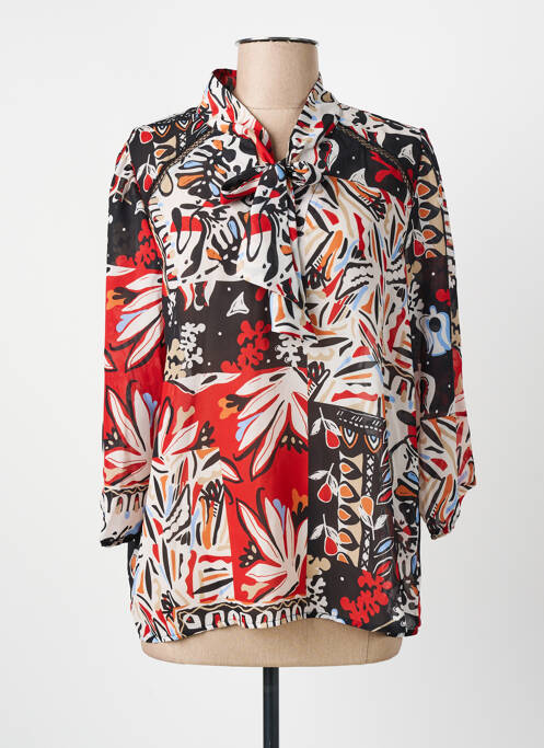 Blouse rouge CHRISTINE LAURE pour femme