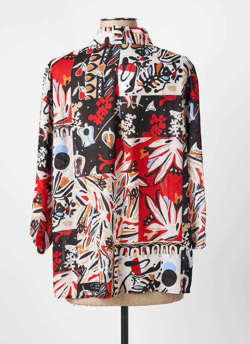 Blouse rouge CHRISTINE LAURE pour femme