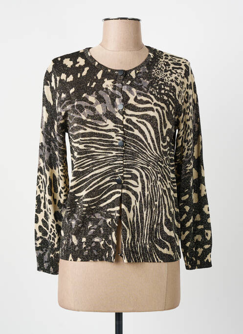 Gilet manches longues noir SCORZZO pour femme