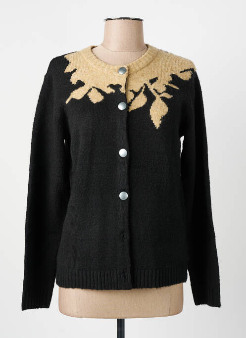 Gilet manches longues noir TELMAIL pour femme