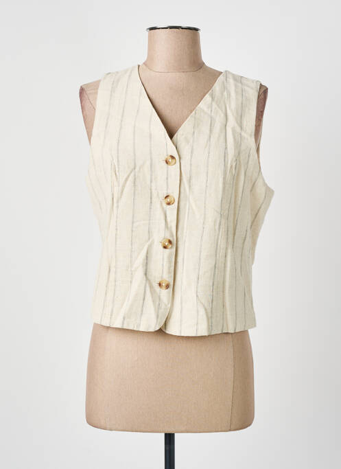 Gilet sans manche beige MD'M pour femme