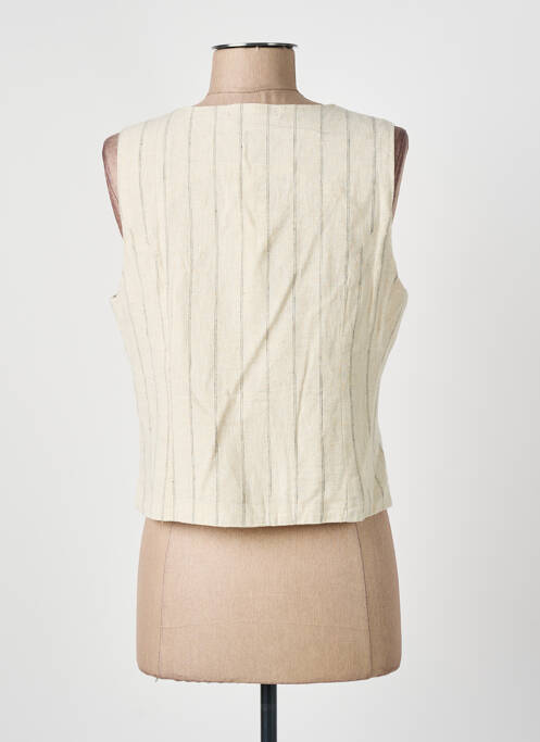 Gilet sans manche beige MD'M pour femme