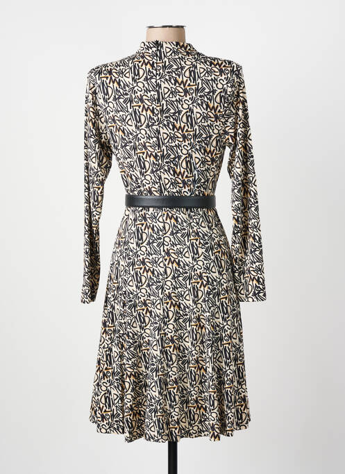 Robe mi-longue beige K-DESIGN pour femme