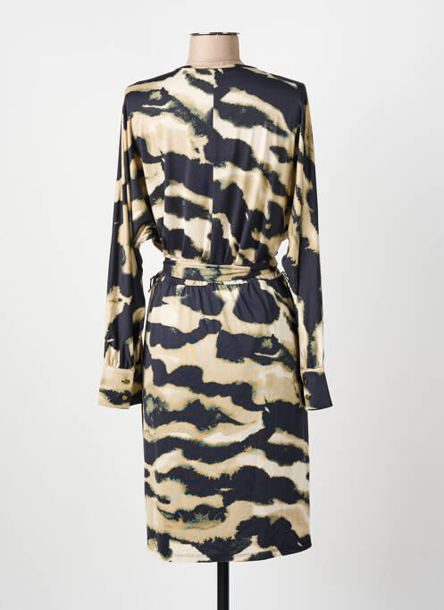 Robe mi-longue beige K-DESIGN pour femme