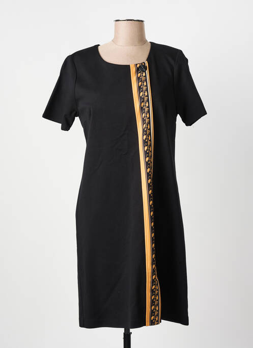 Robe mi-longue noir PAUL BRIAL pour femme