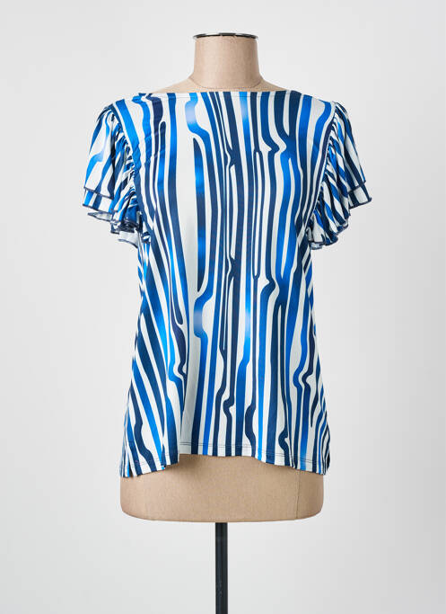 Top bleu SCORZZO pour femme