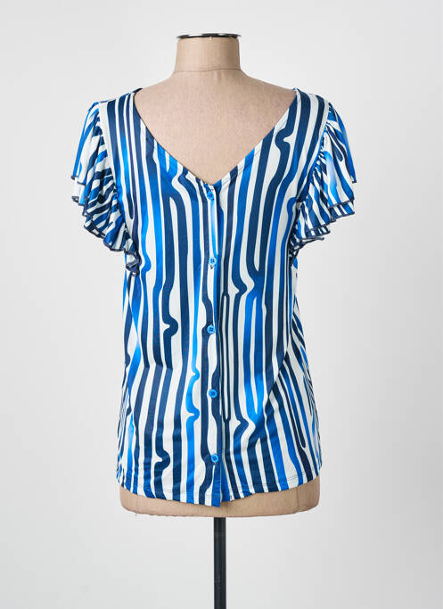 Top bleu SCORZZO pour femme