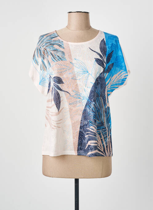 T-shirt beige CHRISTINE LAURE pour femme