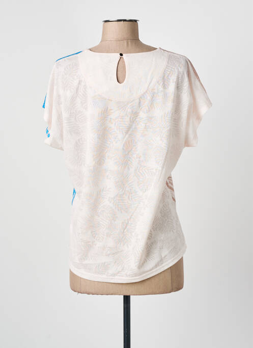 T-shirt beige CHRISTINE LAURE pour femme