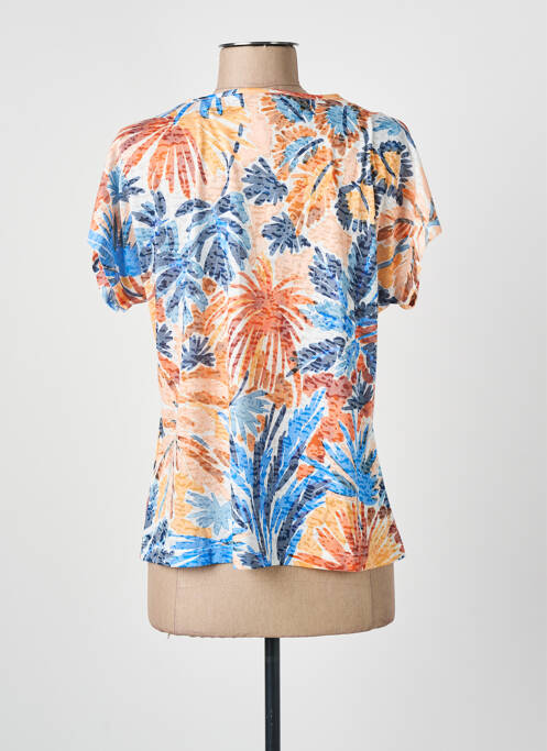 T-shirt bleu CHRISTINE LAURE pour femme