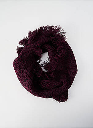 Col / tour de cou stretch violet LE TEMPS DES CERISES femme