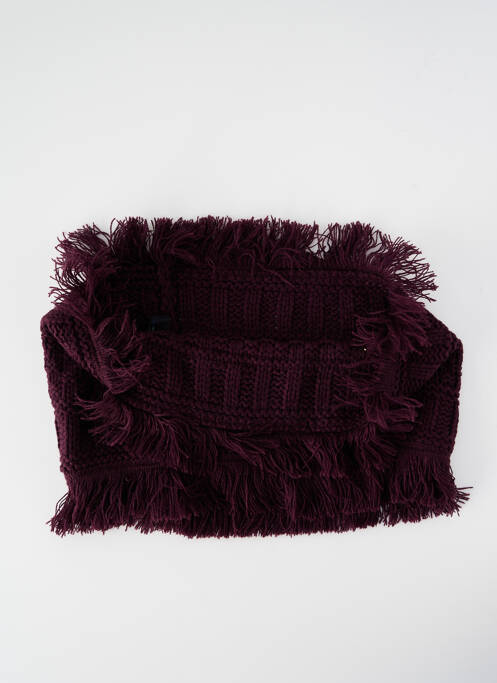 Col / tour de cou stretch violet LE TEMPS DES CERISES femme