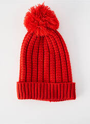 Bonnet rouge ICHI unisexe seconde vue