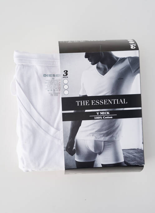 T-shirt blanc DIESEL homme