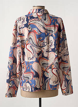 Chemisier imprimé fantaisie manches longues beige GRIFFON femme