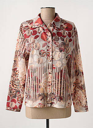 Chemisier coupe cintrée manches longues beige GRIFFON femme