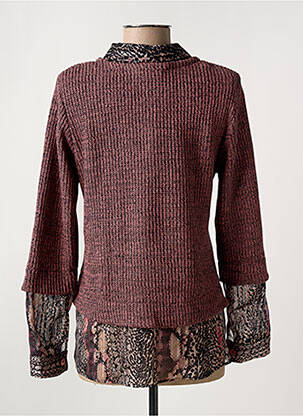 Pull coupe cintrée manches longues violet MERI & ESCA femme