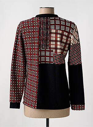 Pull coupe cintrée manches longues noir GUY DUBOUIS femme