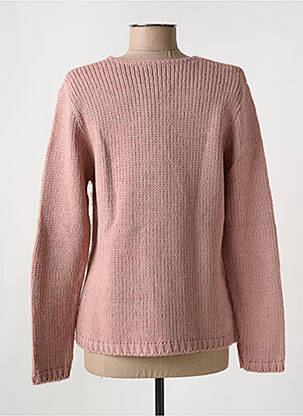 Pull coupe cintrée manches longues rose GRIFFON femme