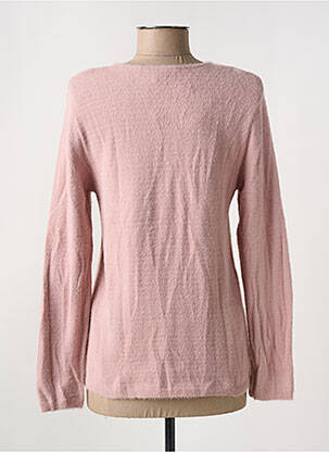 Pull coupe cintrée manches longues rose GRIFFON femme