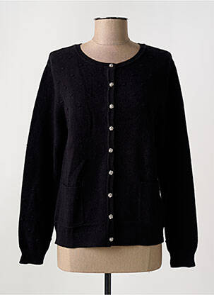 Gilet manches longues noir GRIFFON femme