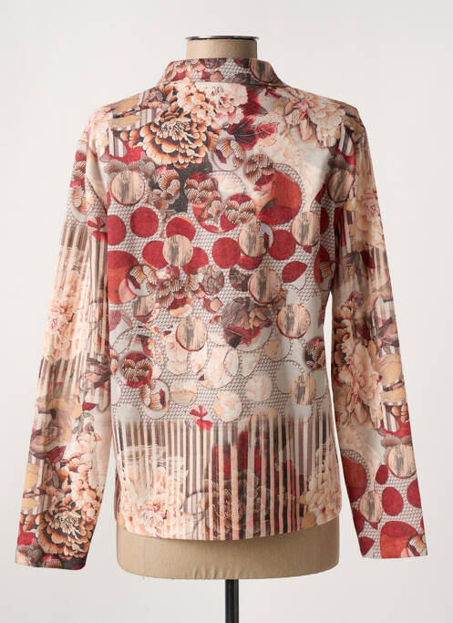 Chemisier coupe cintrée manches longues beige GRIFFON femme