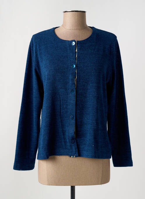 Gilet manches longues bleu GRIFFON femme