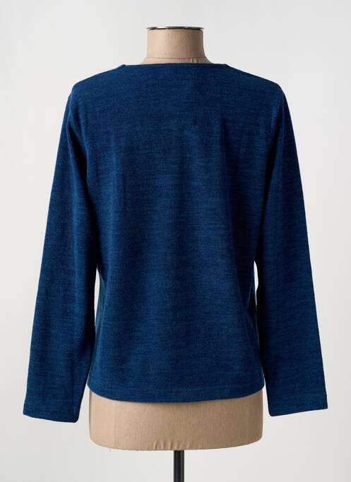 Gilet manches longues bleu GRIFFON femme