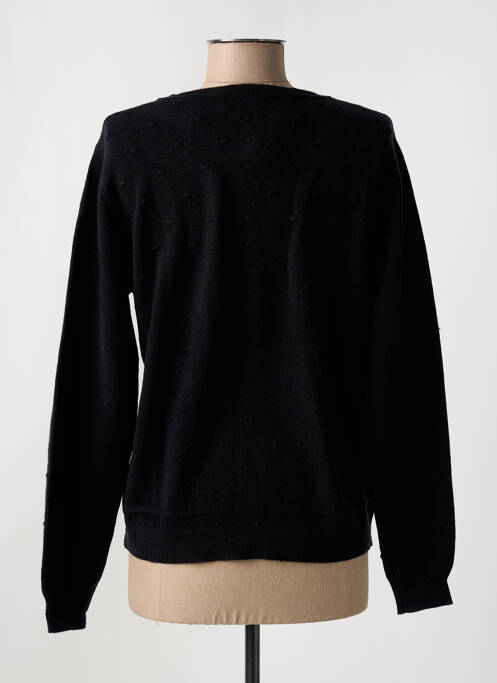 Gilet manches longues noir GRIFFON femme