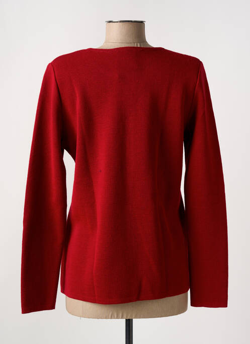 Gilet manches longues rouge GRIFFON femme