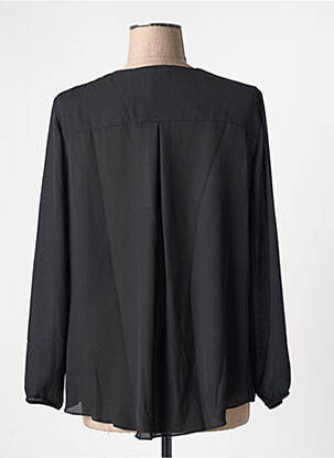 Blouse manches longues manches longues noir GREGORY PAT femme