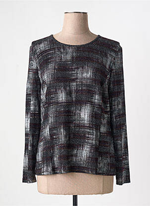 Top stretch manches longues noir GUY DUBOUIS femme