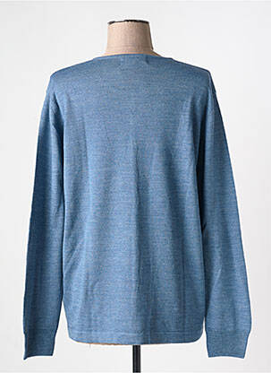 Gilet manches longues fermeture boutonnée sur le devant bleu QUATRE VINGT JOURS femme