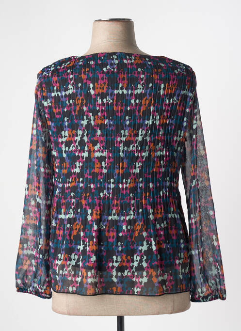 Blouse imprimé fantaisie manches longues bleu GRIFFON femme