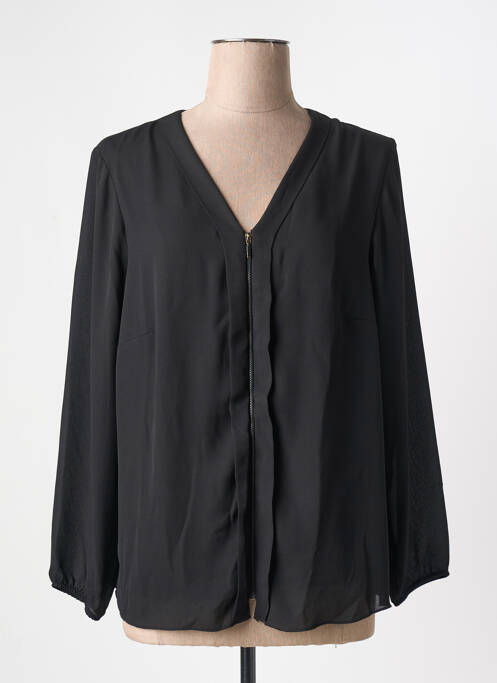 Blouse manches longues manches longues noir GREGORY PAT femme
