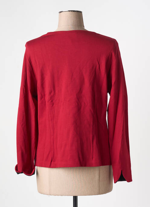 T-shirt manches longues manches longues rouge GUY DUBOUIS femme