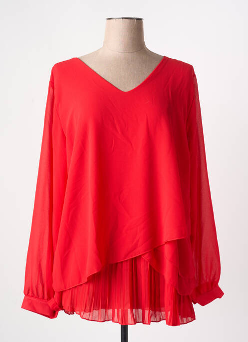 Blouse rouge COULEURS DU TEMPS femme